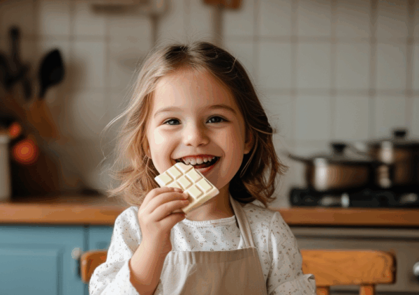 ChocoBug white chocolate used as snack