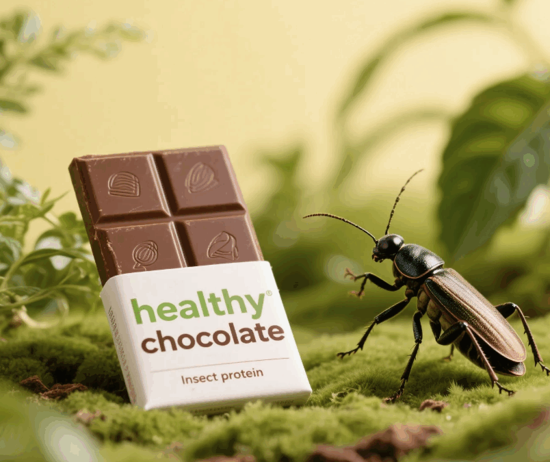 Chocobug with insects in grass