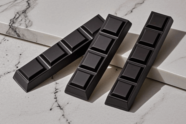 Detail shot of ChocoBug dark chocolate