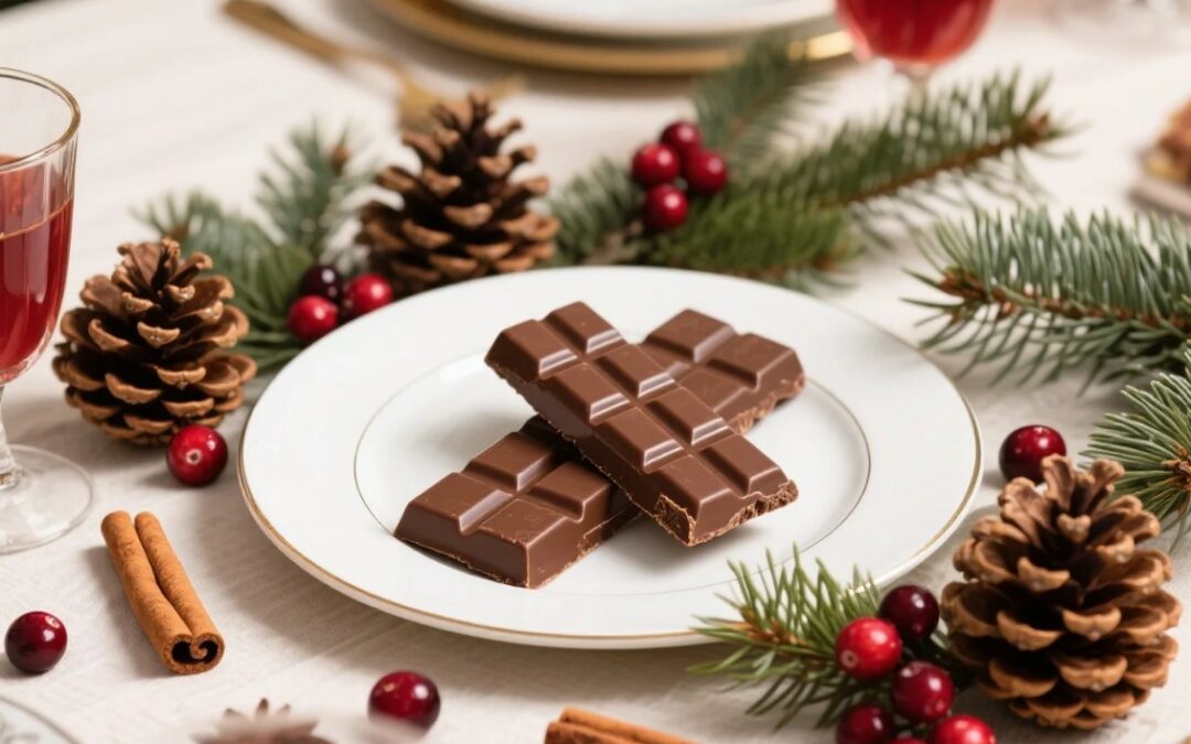 Christmas Desserts Reimagined with Chocolate Bars