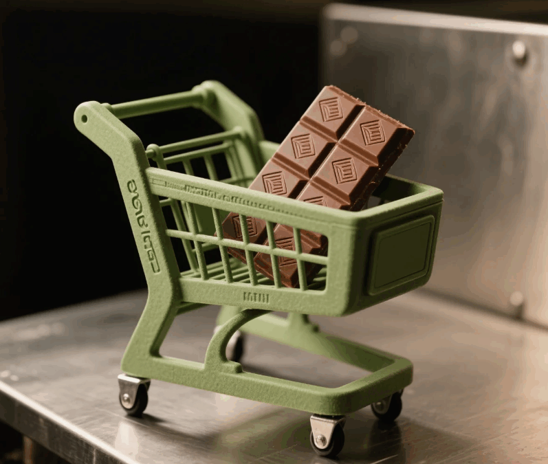 Chocobug in a cart