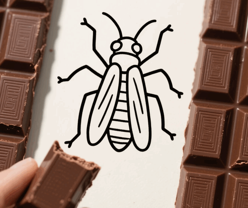 unusual insect chocolate treats